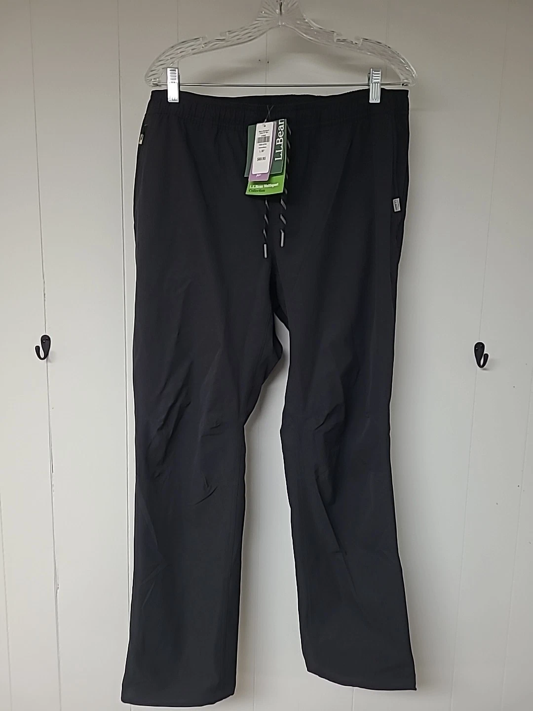 NWT LL Bean Multisport Pants BLACK UPF 50+ Performance Pull On Men's L 34x28
Opens in a new window o
