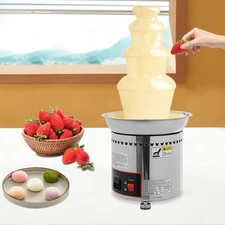 4-Tiers Chocolate Fountain Machine Digital  Electric Chocolate Melting Fountain