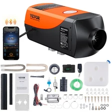 VEVOR Diesel Air Heater 12V 2KW Bluetooth App LCD Display for Car Bus RV Camper