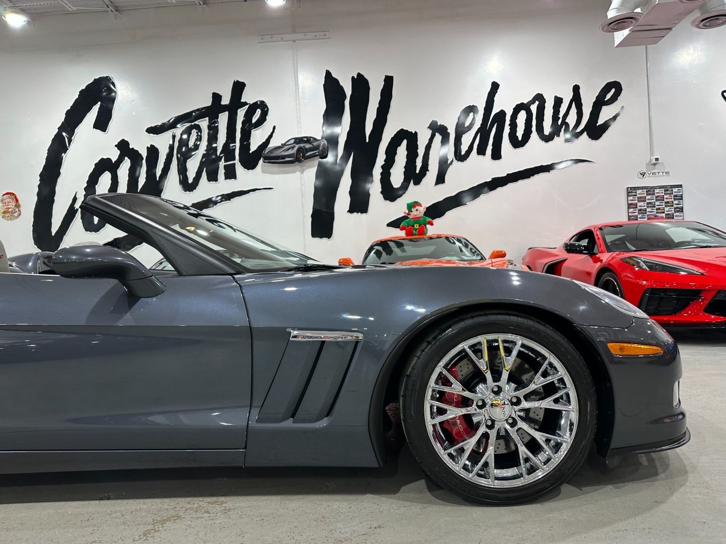 2013 Chevrolet Corvette GS CONV 3LT, NAV, Borla, Auto, Z06 Chromes, 37k!