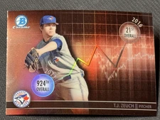 2016 Bowman Chrome REFRACTOR T.J. Zeuch item 1