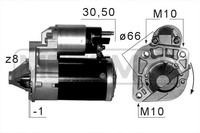 ERA 220668A Starter, Anlasser FüR Dacia Logan Pick-Up (Us_)