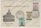 1952 PORTUGUESE INDIA 1952 *QUARTO CENTENARIO DA MORTE DE S FRANCISCO XAVIER FDC
