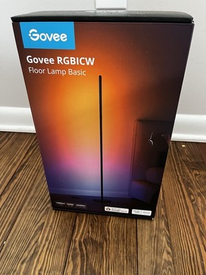 Govee RGBICW Smart Floor Lamp Basic WiFi Dimmable, Google Home & Alexa