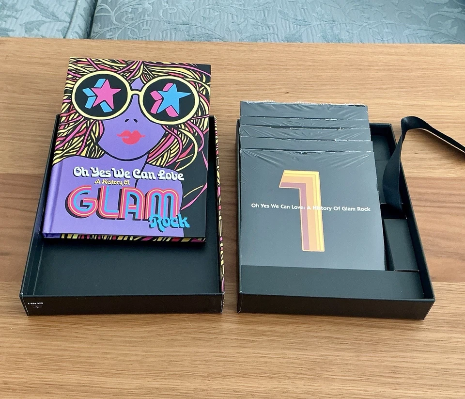 OH YES WE CAN LOVE: 5CD BOX SET HISTORY OF GLAM ROCK T REX ROXY MUSIC ELTON JOHN - Image 4 of 4