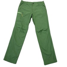 REI Co-op Trailmade Pants Mens 36x33 Green Lightweight UPF 50 Hiking Travel