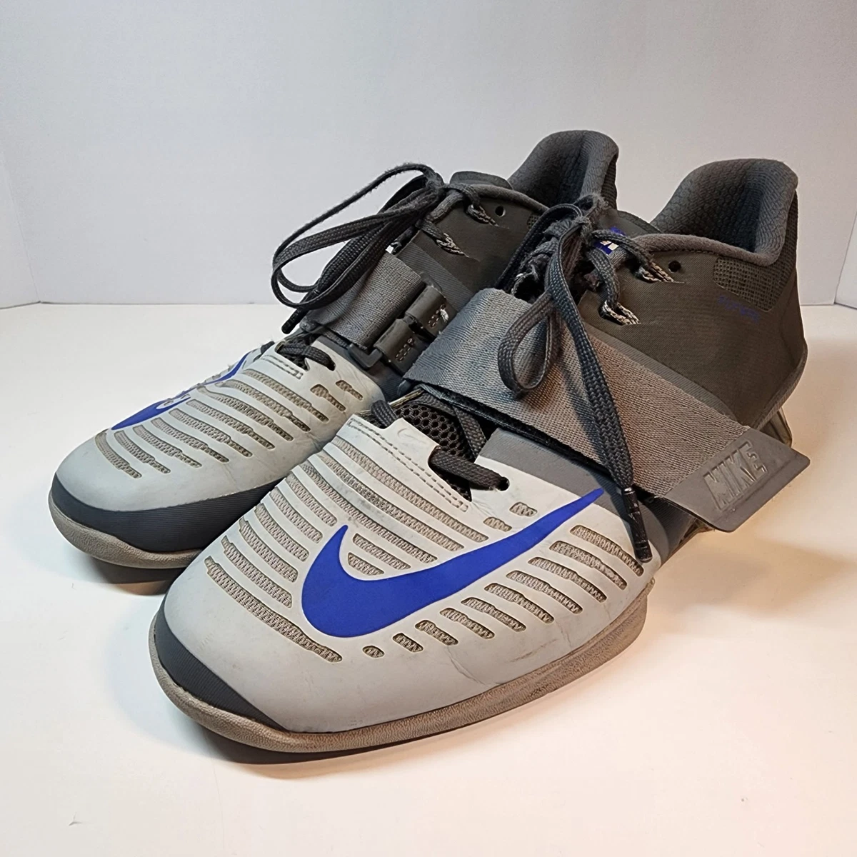 Nike Romaleos 3 Grey Blue for Sale | Authenticity Guaranteed | eBay