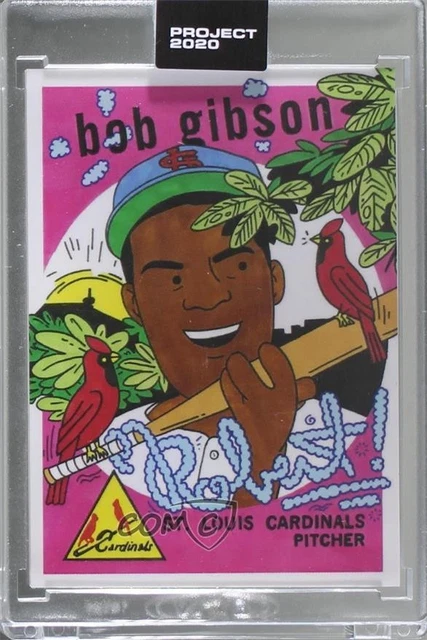 2020 Topps Project 2020 1959 Topps /14867 Bob Gibson Ermsy #84 HOF