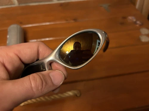 Vintage Oakley Minute Sunglasses W. Original Vault Case - Imagen 6 de 9