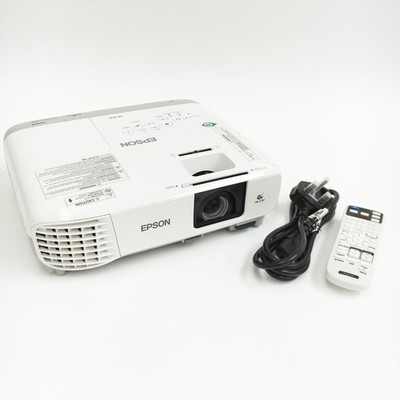 Epson EB-W39 3500 Lumen WXGA Breitbild HDMI Projektor + Fernbedienung 3781 Stunden gebraucht
