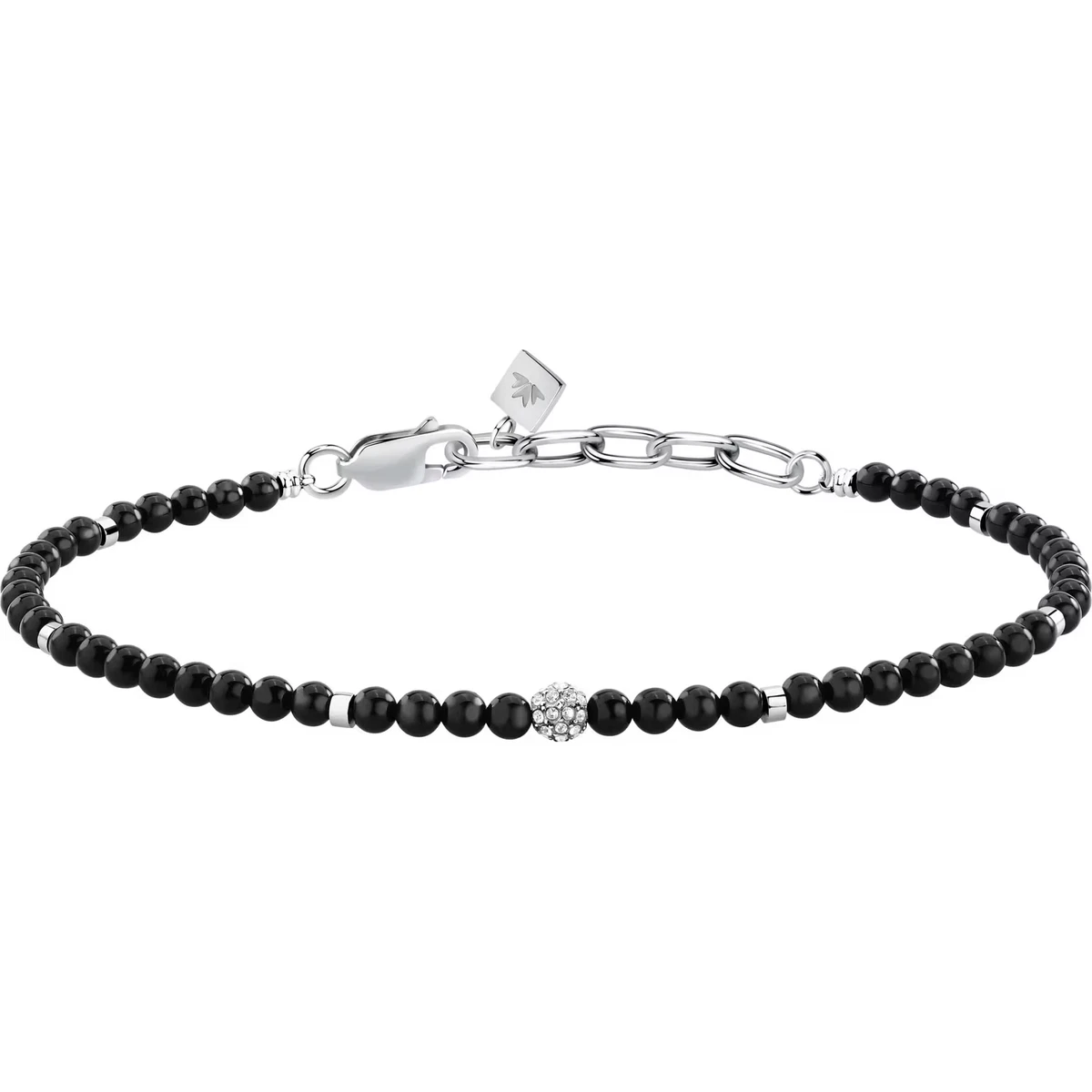 Bracciale da Uomo in Acciaio e Pietre Naturali | Myriam Arte Sacra