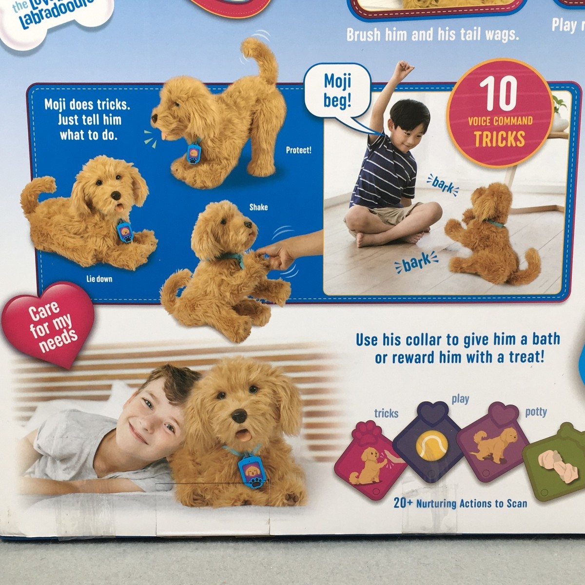 Sky Rocket Moji Interactive Plush Labradoodle Puppy My Fuzzy