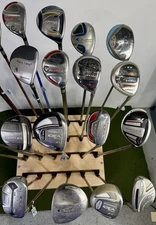 Wholesale Lot of 24 Adams Hybrids and Fairway Woods.