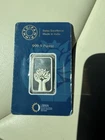 MMTC - PAMP 10 Gram .999 Fine Silver Lotus Flower Art Bar Sealed Only 1 Bar