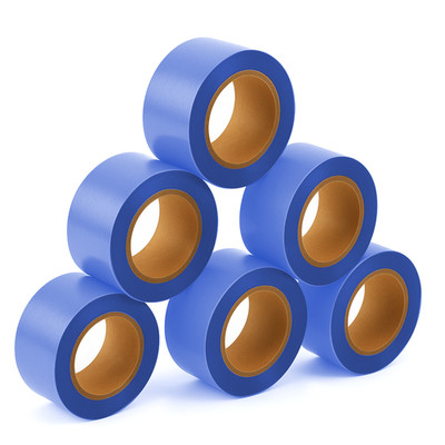 Singhal 5 Pack Blue Flagging Tape 1'' x 750ft   Non-Adhesive Survey & Marking Tap
