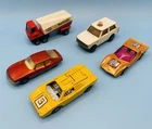 5x Vintage Matchbox Cars, Inc Gruesome Twosome, Countach, Citroen, Police Patrol