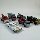 Lesney Matchbox Vintage Diecast Service Trucks and Police Car 6 Piece Lot 1:64