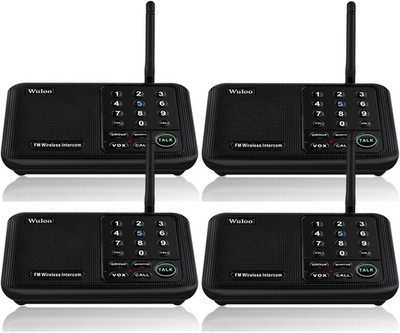 Intercoms Wireless for Home 5280 Feet Range 10 Channel 3 Code, Wireless Intercom