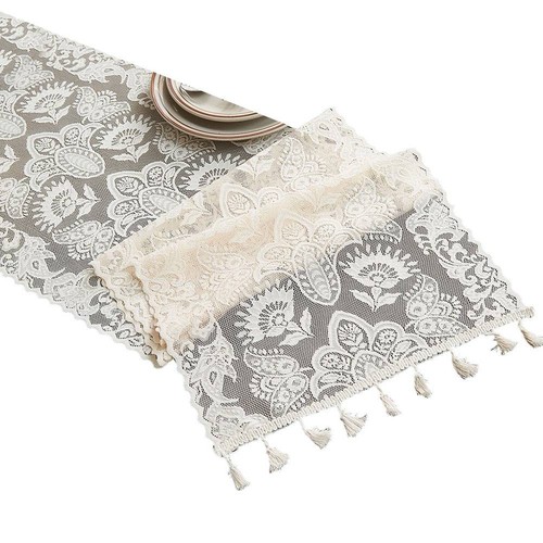 Boho Table Overlay Crafted For Use Sophisticated Touch Versatile Decoration - Picture 2 of 31