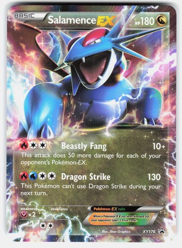 SALAMENCE EX XY170 HOLO PROMO XY PROMO POKEMON LP