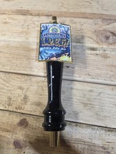 Latitude 42 Brewing Co. I.P. Eh! Labeled Generic Tap Handle Black & Gold
