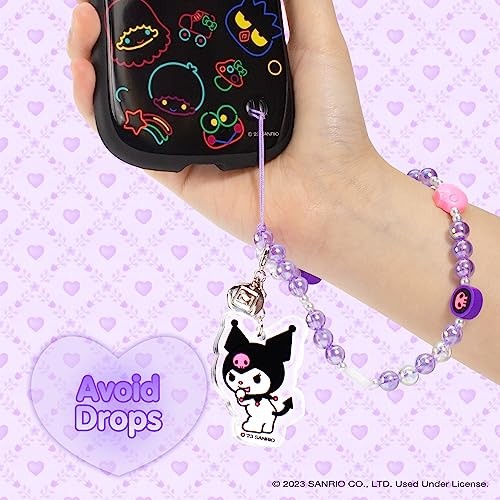 Cinturino universale con ciondolo telefono Hello Kitty and Friends braccialetto con perline - Kuromi - Foto 4 di 7