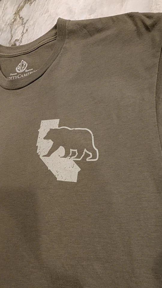 Camiseta Scotty Cameron ForeCaddie Rescue círculo T verde L Gallery 2021 US Open - Imagem 4 de 4