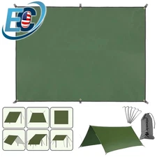 Waterproof Camping Tent Tarp Shelter Hammock Sunshade Cover Lightweight Rain Fly