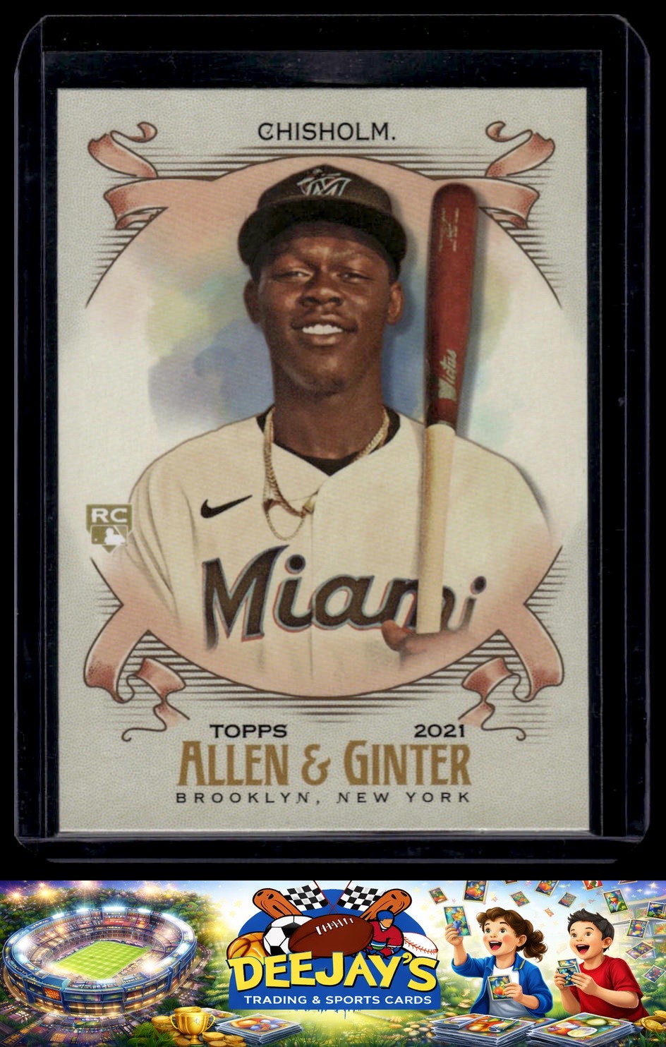 2021 Topps Allen & Ginter #231 Jazz Chisholm Rookie Miami Marlins