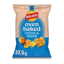 Walkers Baked Cheese & Onion Crisps 37.5g x 32 Pack