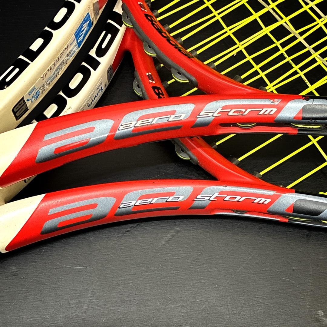 BabolaT aero storm Babolat hard tennis racket set of 2 | eBay