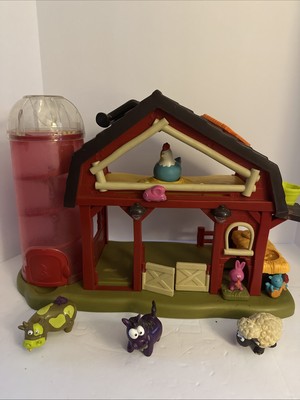 B. Toys By Battat Baa Baa Barn Musical Barn Farm Lights Extra Animals - NO SOUND
