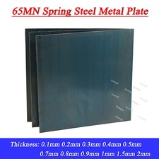 65MN Spring Steel Plate Speciality Metals Quality Flat Sheet Thickness  0.1mm-2mm