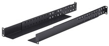 1U 4-Post Adjustable Rack Mount Server Shelf Rails - Audio/Network/IT Equipment