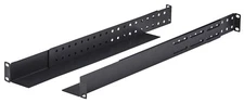 1U 4-Post Adjustable Rack Mount Server Shelf Rails - Audio/Network/IT Equipment