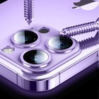 Pour Iphone 14Promax Plus Anneau En Métal Couvercle De Caméra Protecteur D' /