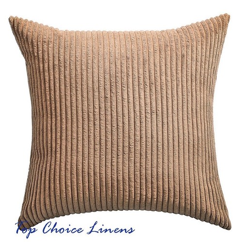 Mix Match Home Cream White Brown Faux Fur Velvet Tufted Leaf Cushion Cover - Picture 6 of 23
