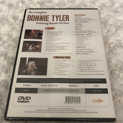 その他 Complete Bonnie Tyler [DVD] Complete Bonnie Tyler (DVD)SEALED 8886352713575| eBay
