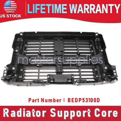 Black Radiator Support Core BEDP53100D for Mazda 3 CX-30 2020-2023 2.0L 2.5L