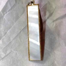 Mother of pearl vintage tie clip