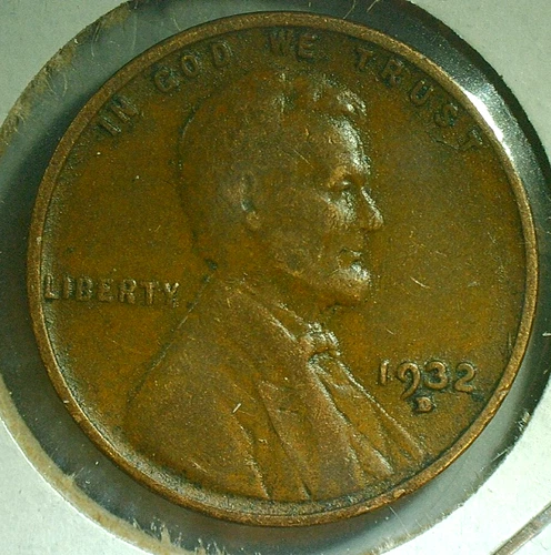 CINCO DE MAYO BEGINS-U.S. 1932 D WHEATBACK COPPER  .1 CENT AU/CIRC.-COIN  KM#132