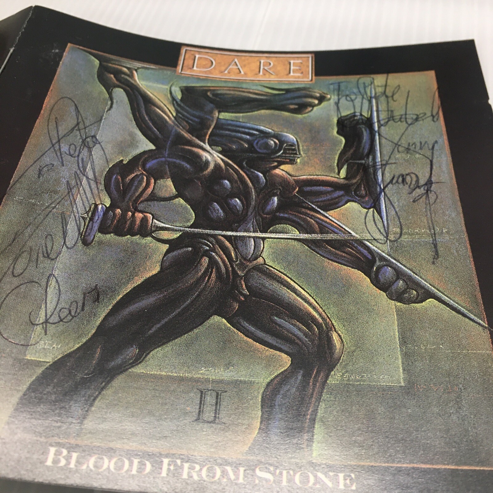Dare - Blood from Stone CD Thin lizzy Autographed