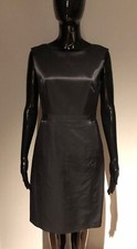 MARC BY MARC JACOBS BLACK COCKTAIL KNEE LONG DRESS 6 M MEDIUM GOLD BACK ZIPPER 