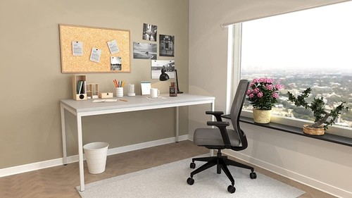Mehrzwecktisch 200x80 cm grau - Bild 5 von 5