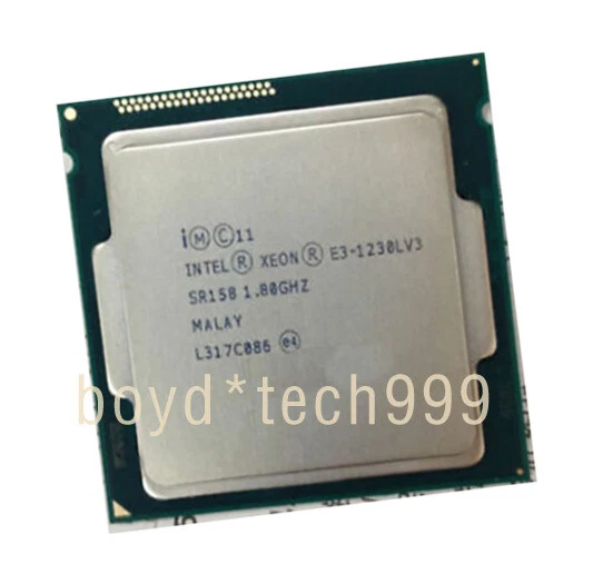 Intel Xeon E3-1230L V3 1.8GHz CPU 2 cores SR158 LGA1150 25W 1800 MHz Processor - Image 4 of 4