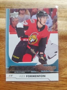 2017 18 Upper Deck Alex Formenton Young Guns #219 Ottawa Senators!