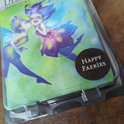 Steve Jackson Games Deluxe Dice Bag: Happy Faeries – Großer Würfelbeutel, Satin-Innenfutter, Kunterbuntes Design