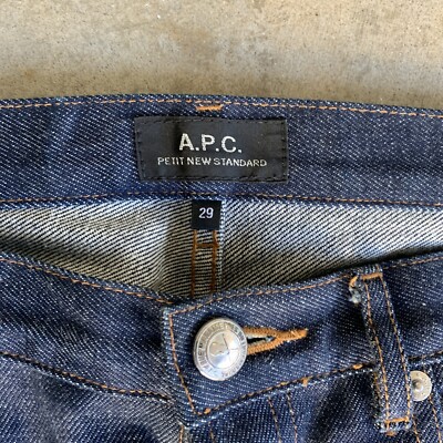 A.P.C. Petit New Standard Selvedge Japanese Raw Denim Jeans Indigo