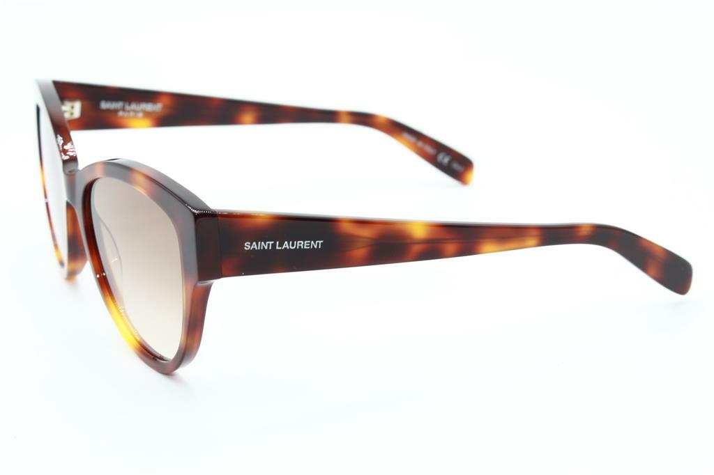 NUOVI OCCHIALI DA SOLE AUTENTICI SAINT LAURENT SL 162 002 HAVANA SFUENT SL162 54 16