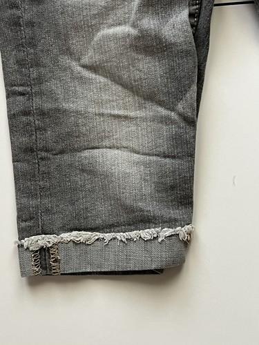 Vigoss Girls Gray Denim Jean Capri Size 12 - Picture 2 of 8